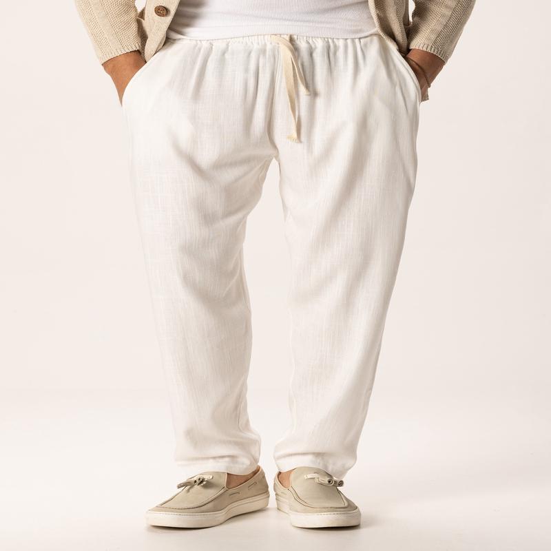 ARNOLD CASUAL PANTS IN WHITE