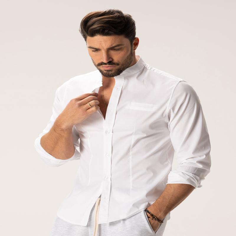KEI CASUAL SHIRT IN WHITE