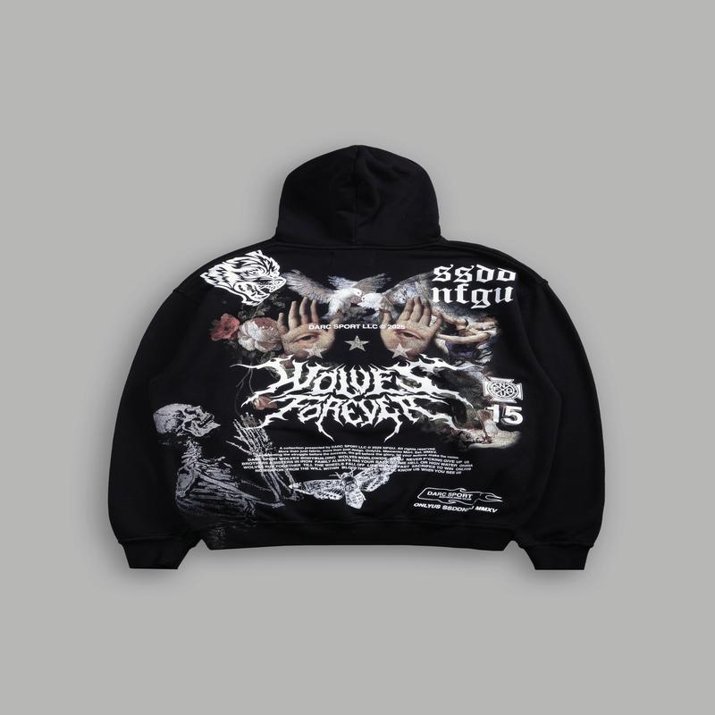 Born Stoic "Pierce" Hoodie in Black