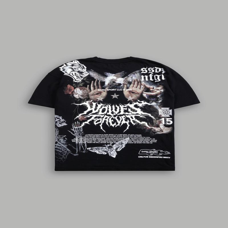 Born Stoic "Premium" Oversized Tee in Black