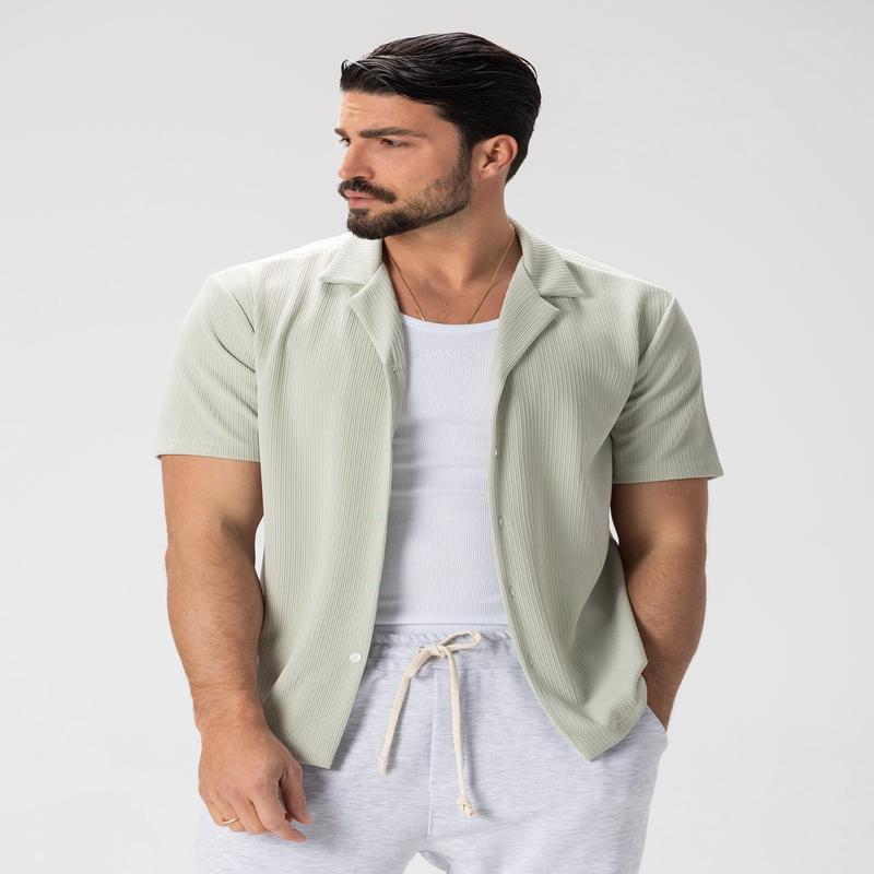 GEORGE CASUAL SHIRT IN SAGE
