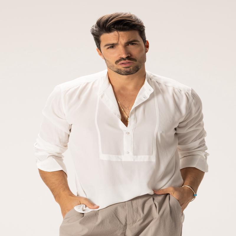 MASAKI CASUAL SHIRT IN WHITE