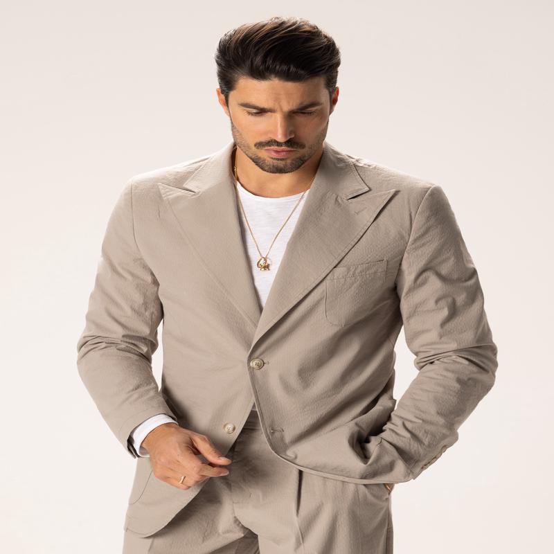 SATORU BLAZER IN DOVE