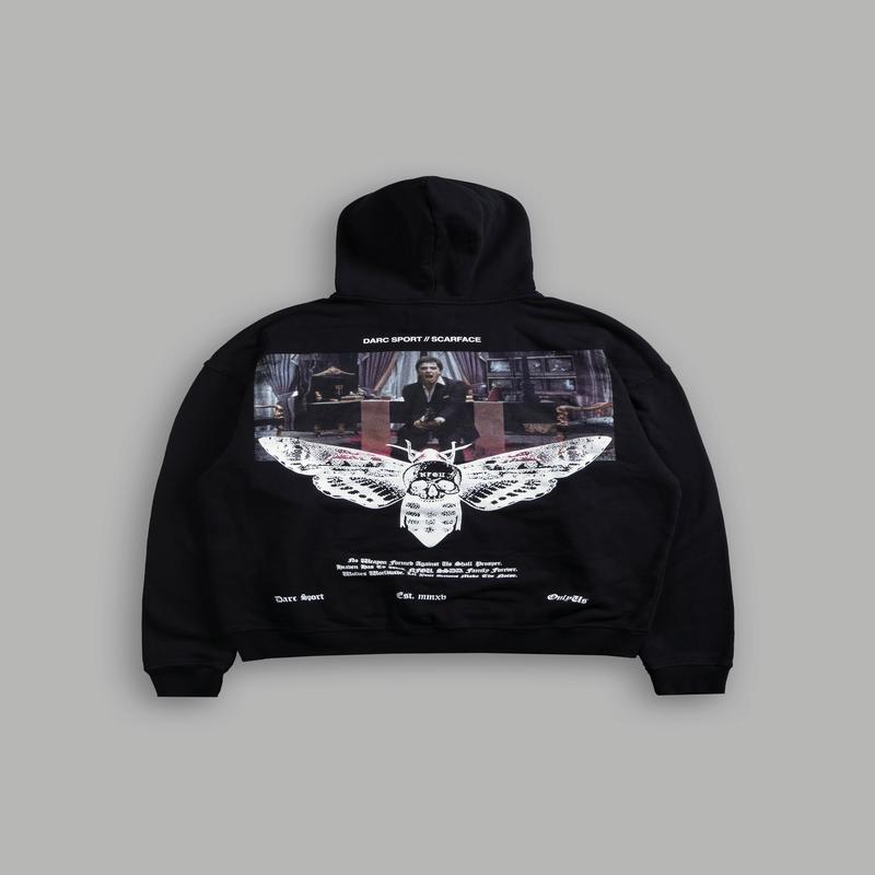 Say Hello "Pierce" Hoodie in Black