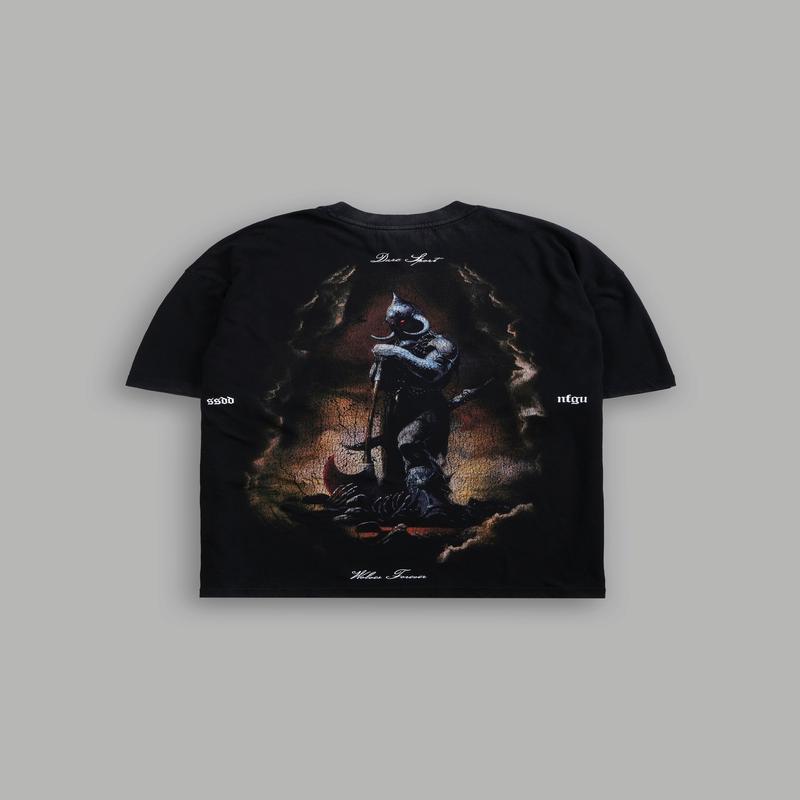 A Warriors Heaven "Premium" Oversized Tee in Black