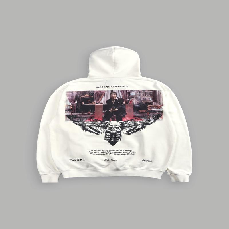 Say Hello "Pierce" Hoodie in Cream