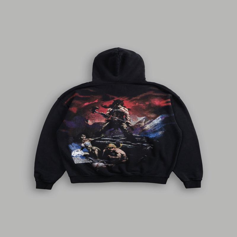 Victory Or Valhalla "Pierce" Hoodie in Black
