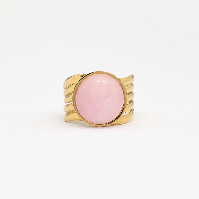AYLA GOLD RING IN ROSE