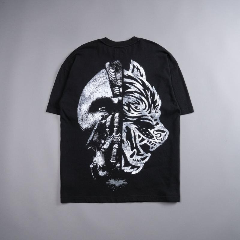 Born In It V2 "Premium" Oversized Tee in Black