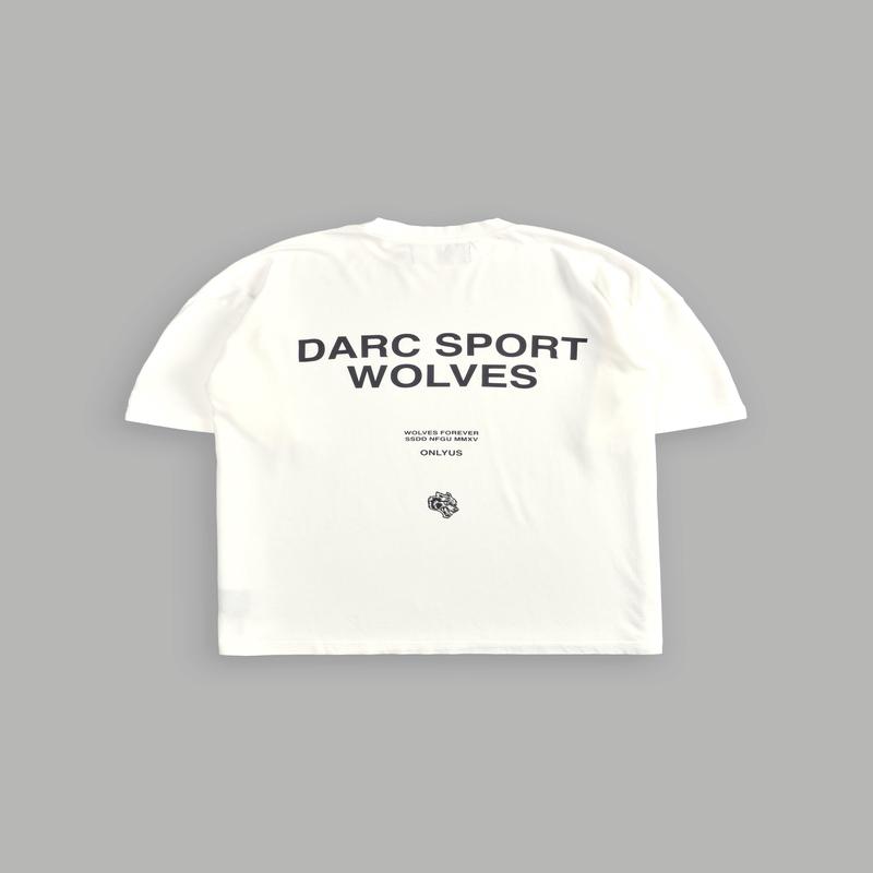 Darc Sport Wolves "Premium" Oversized Tee in Cream