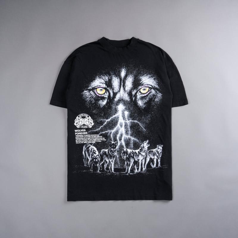 Eyes Of The Storm "Premium" Oversized Unisex Tee in Black/White