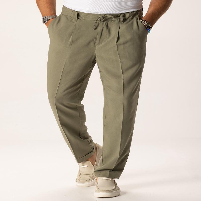 FEDRO LINEN PANTS IN GREEN