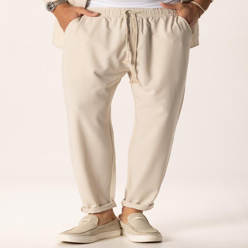 FOX CASUAL PANTS IN CREAM