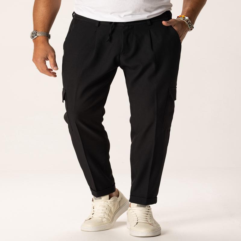GARY CARGO PANTS IN BLACK
