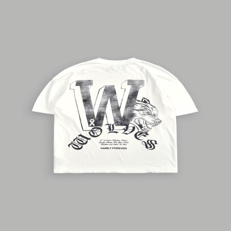 Keep On Fighting "Premium" Oversized Tee in Cream