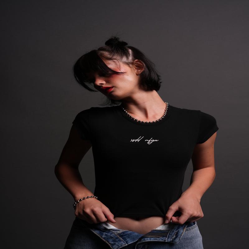 SSDD NFGU "Baby" Tee in Black