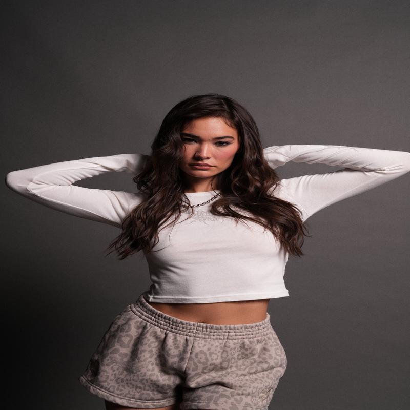 Surrounded by Thorns L/S "Baby" Tee in Cream