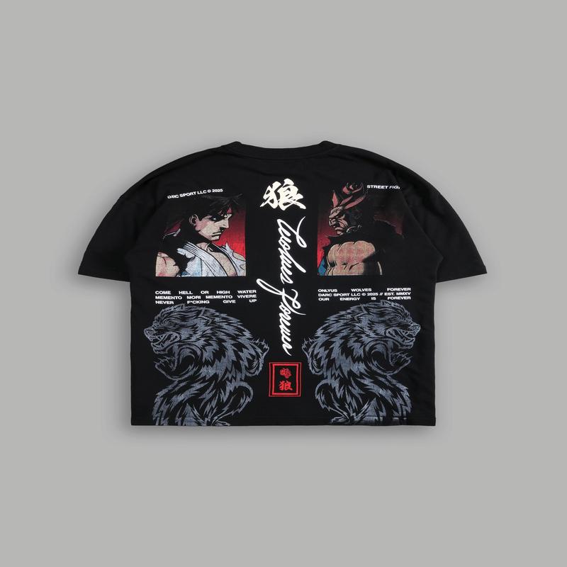 Ultimate Battle "Premium" Oversized Tee in Black