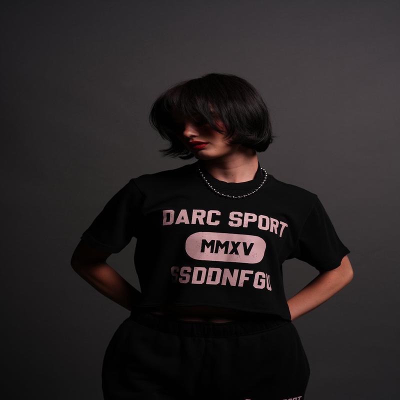 Wolves Forever "Premium" (Cropped) Tee in Black