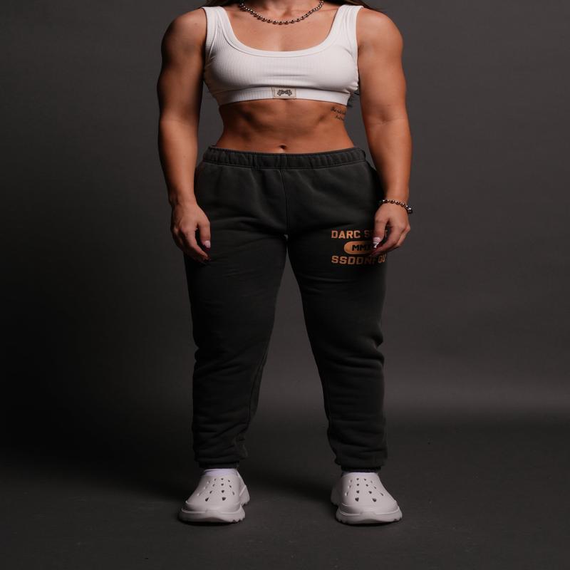 Wolves Forever She Post Lounge Sweats in Wolf Gray