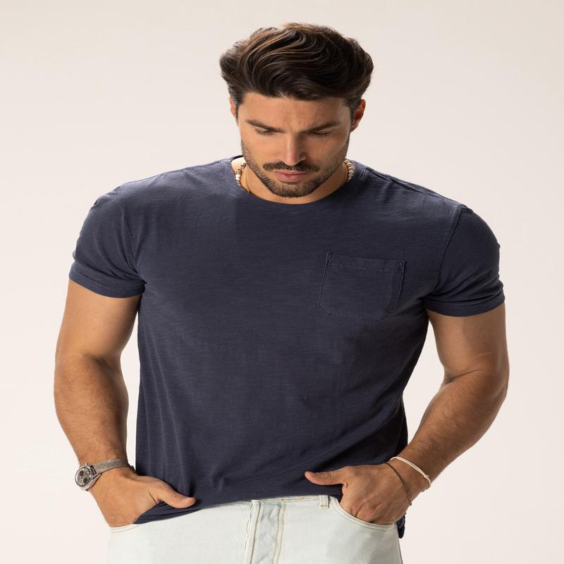 ZULU POCKET T-SHIRT IN NAVY