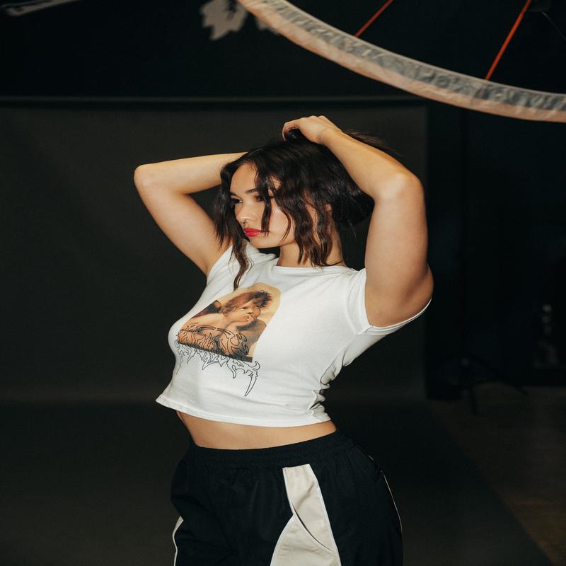 Above "Baby" Tee in Cream