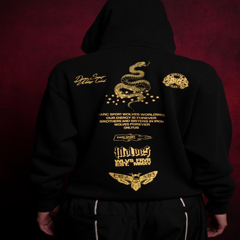 Never Back Down "Dakota" Hoodie in Black