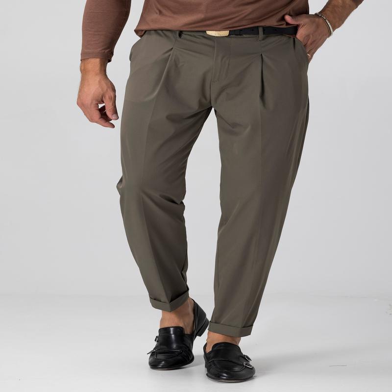 PEDRO TECH FORMAL PANTS IN GREEN