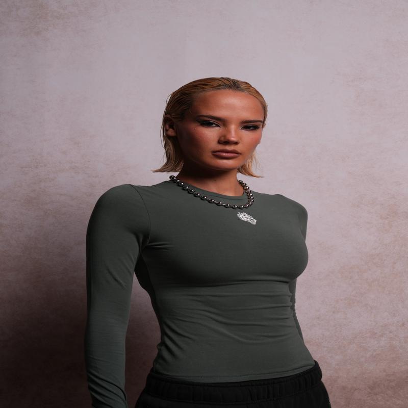 Single Wolf "Eden" L/S Tee in Norse Green