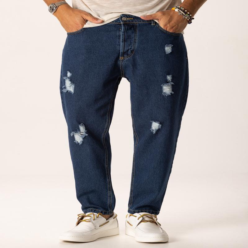 YAN DISTRESSED JEANS IN BLUE