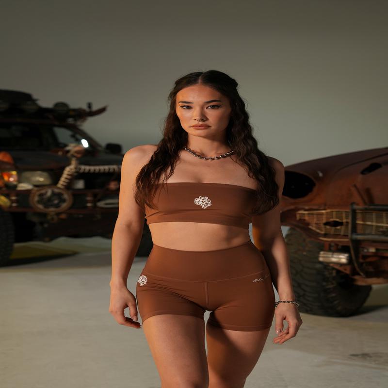 Conquer Energy Pump Shorts in Norse Brown