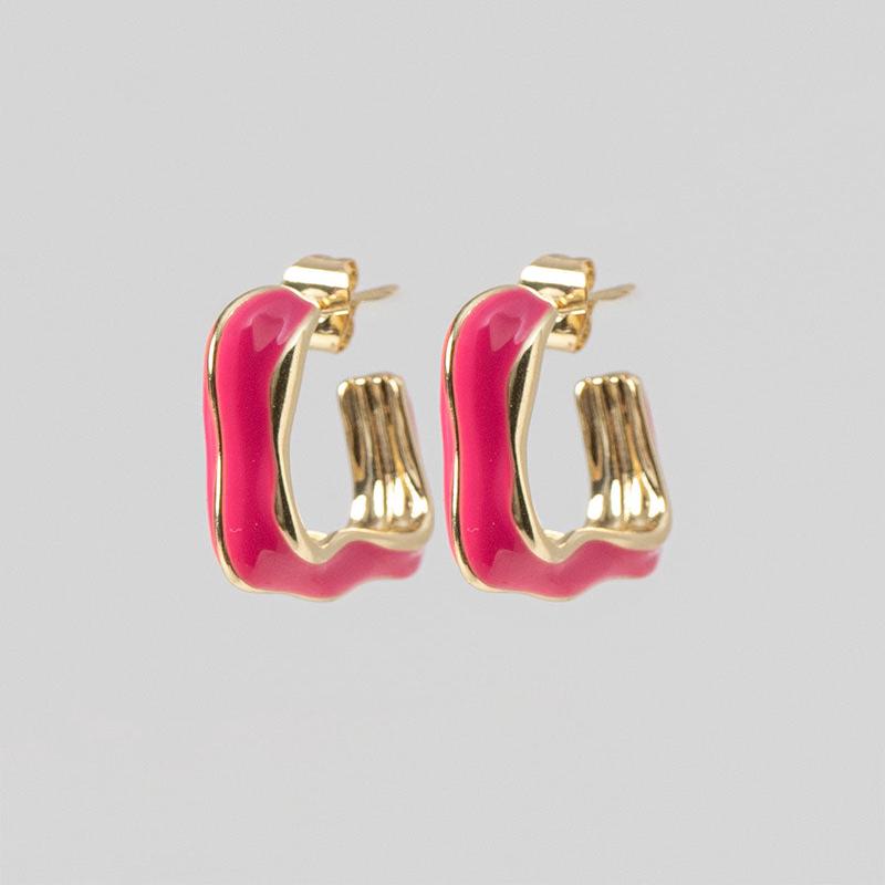 ISLA EARRINGS IN PINK