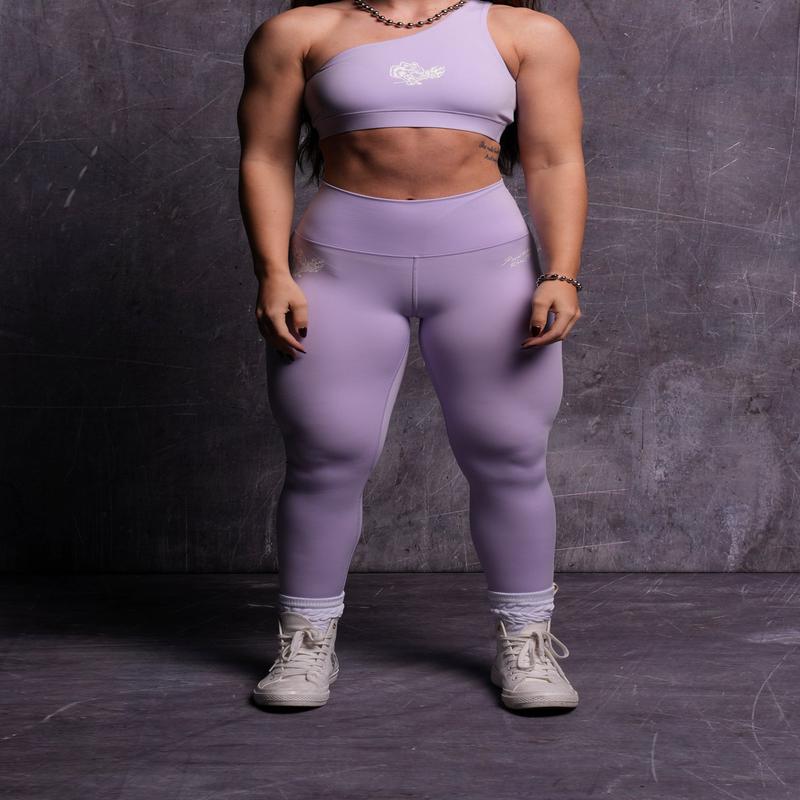 The Wolf and The Rose "Energy" Full Length Leggings in Ghost Orchid