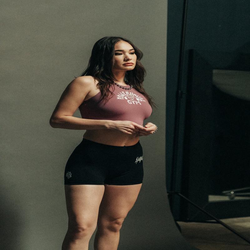 Iron Flame "Energy" Racerback Tank in Cipher Purple