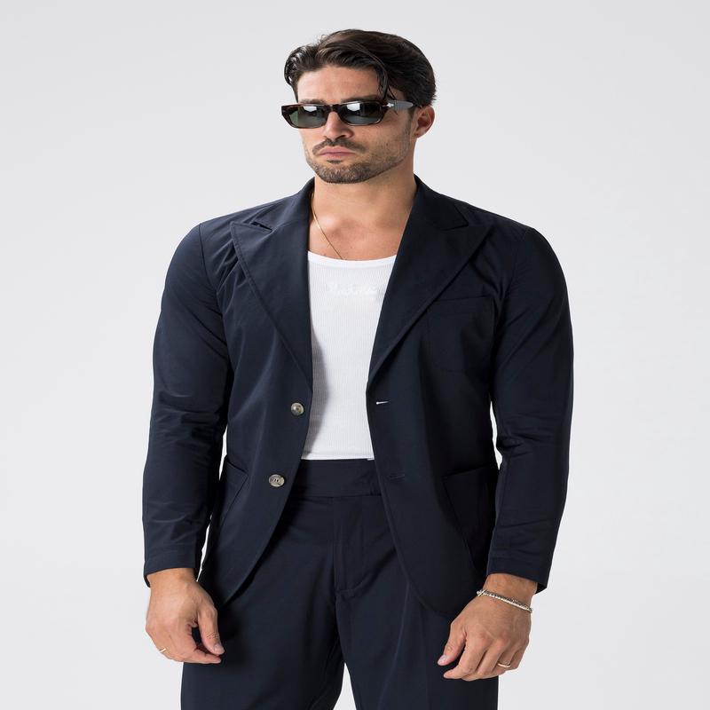 CALEB TECH FORMAL BLAZER IN BLUE