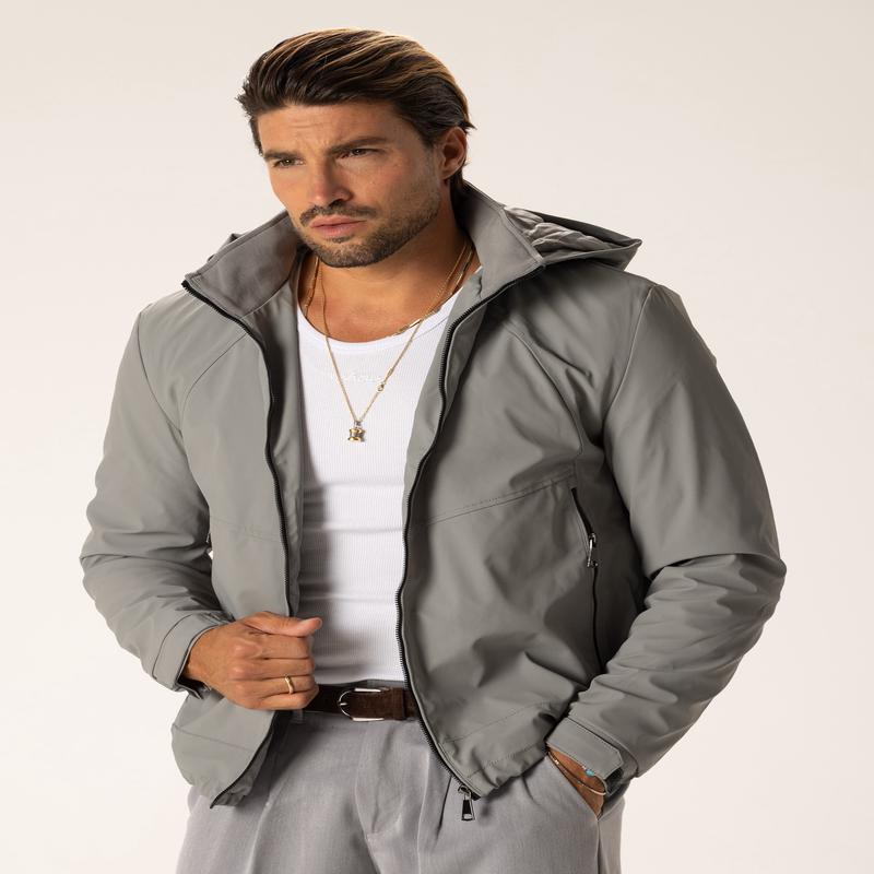 DANIEL TECH JACKET IN GREY