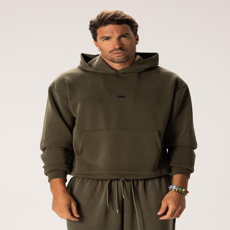 NAIZEN HOODIE IN MILITARY GREEN