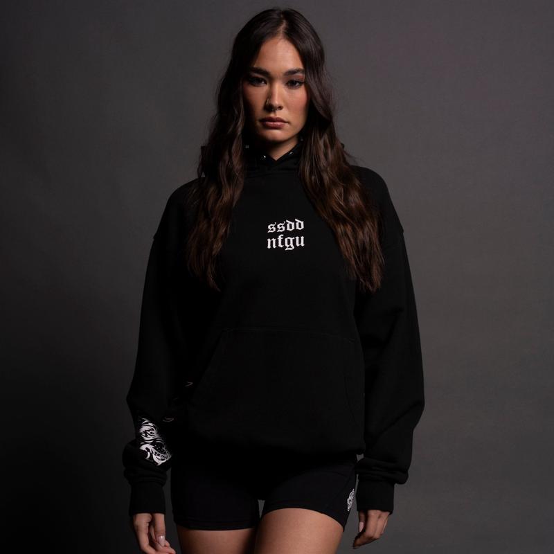 Wisdom She "Pierce" Hoodie in Black