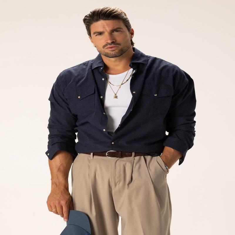 JASON COTTON POCKET SHIRT