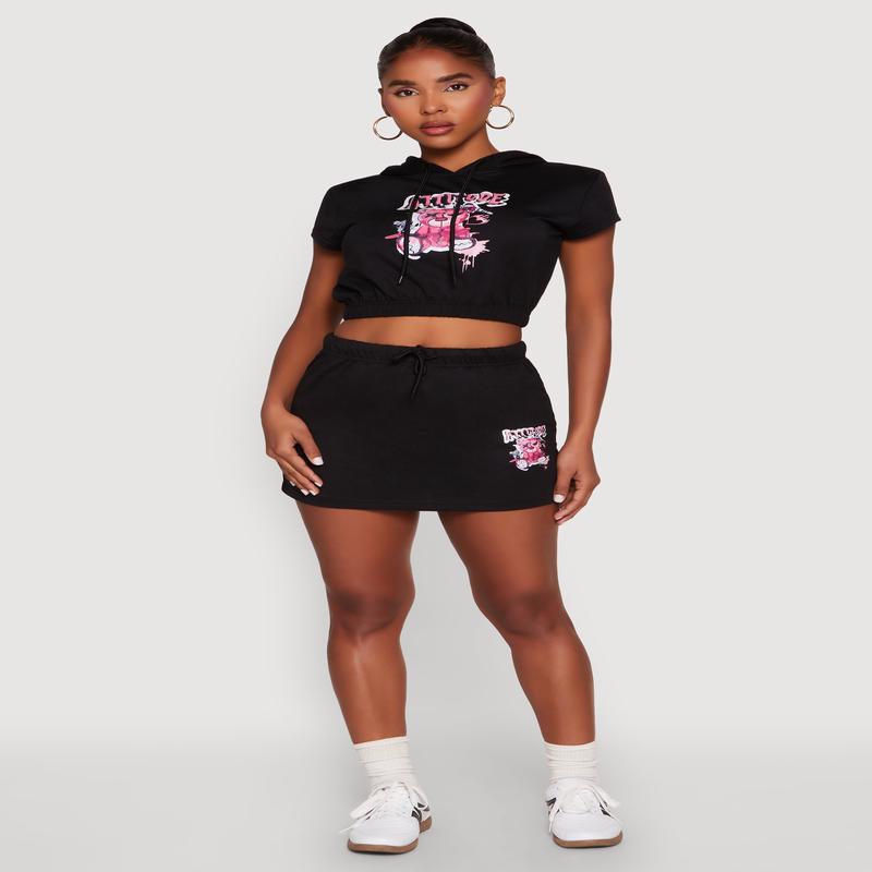 Attitude Be Yourself Mini Skirt