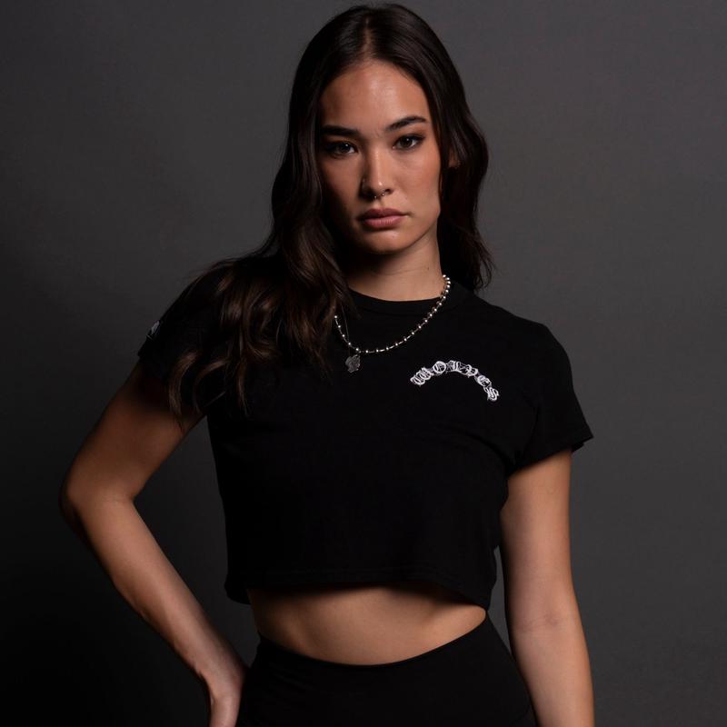 Chopper "Timeless" (Cropped) Tee in Black