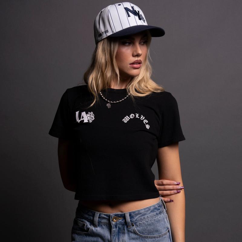 LA Wolf "Timeless" Tee in Black