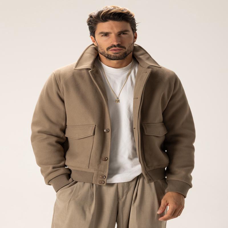 REESE JACKET IN KHAKI