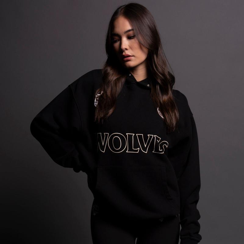 She's Hardcore "Pierce" Hoodie in Black