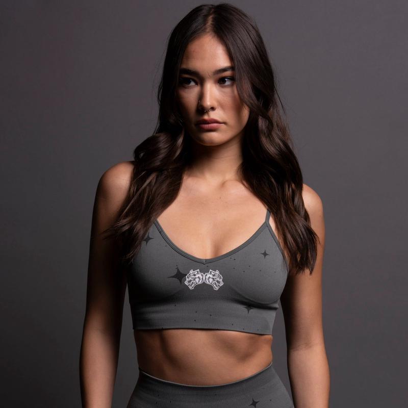 IYKYK Everson Seamless "Sports" Bra in Greek Stone Starry Night