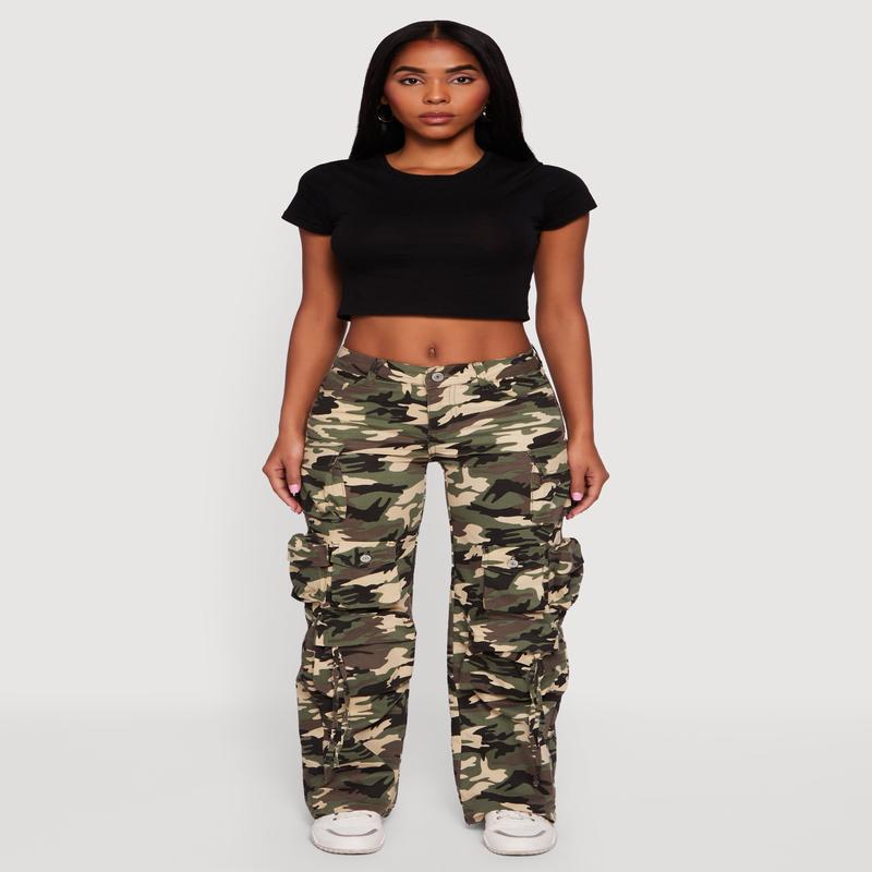 VIP Camo Twill Straight Leg Utility Pants