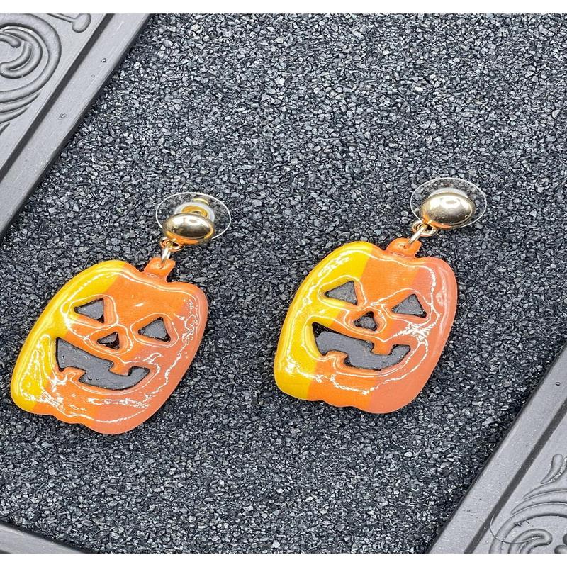 Salem Ombre Jack-O-Lantern Earrings