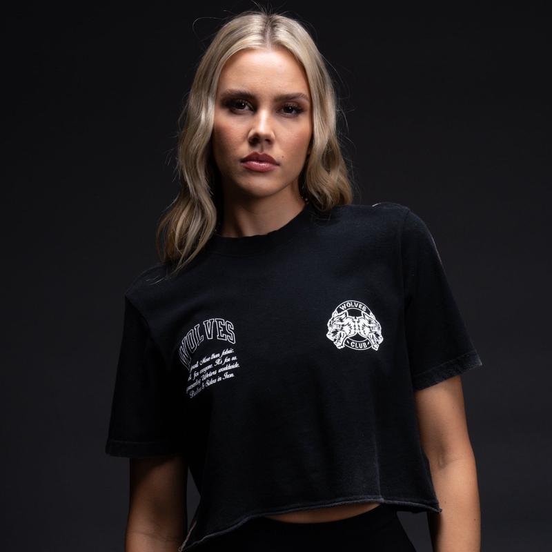 Creator "Premium Vintage" Oversized (Cropped) Tee in Black
