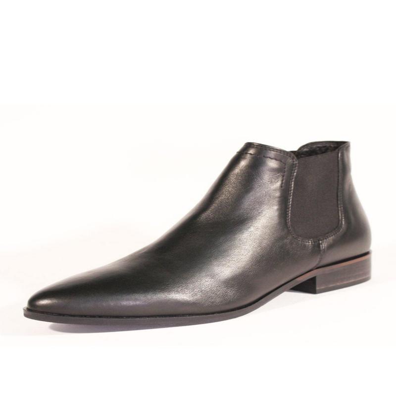 Dapper Leather Chelsea Boots