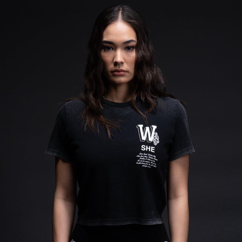 Her Mark "Timeless" Tee in Black